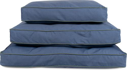 Show full view: Carolina Pet GreenDog Checkered Wave Pet Napper Dog Bed, Wavy Blue, X-Large slide 7 of 9
