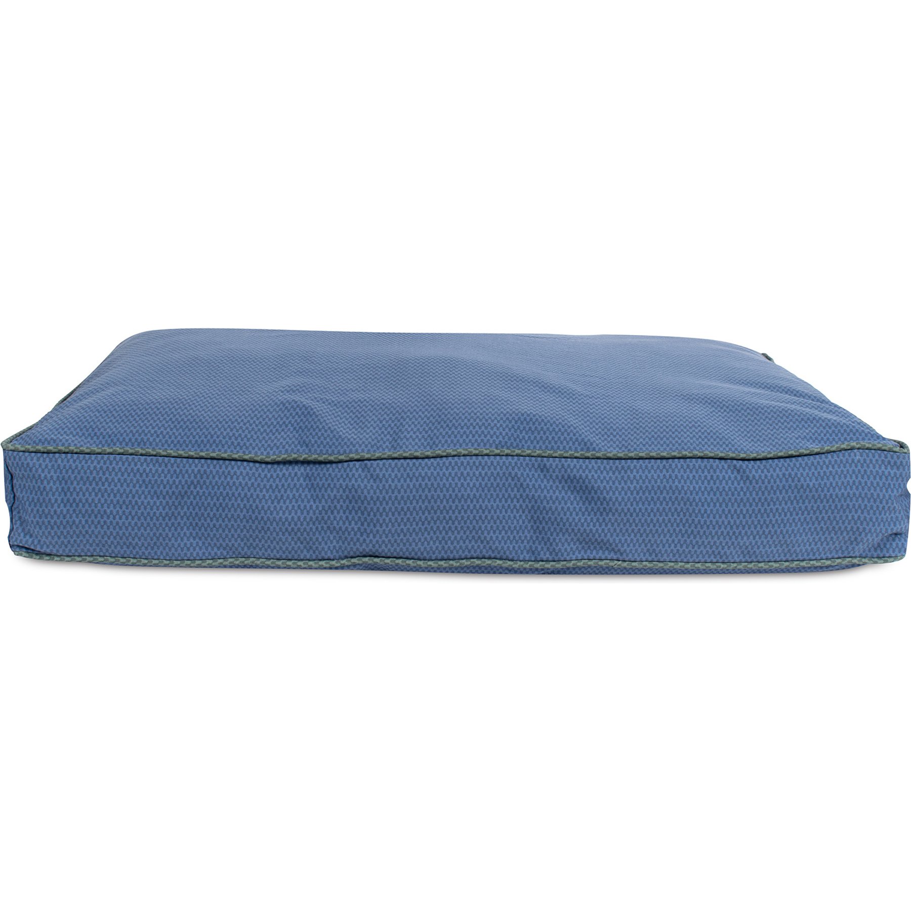 Carolina Pet GreenDog Checkered Wave Pet Napper Dog Bed, Wavy Blue, Large