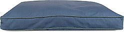 Carolina Pet GreenDog Checkered Wave Pet Napper Dog Bed, Wavy Blue, X-Large