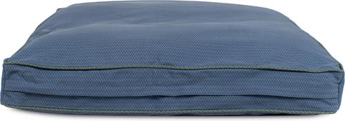 Show full view: Carolina Pet GreenDog Checkered Wave Pet Napper Dog Bed, Wavy Blue, X-Large slide 3 of 9