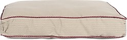 Carolina Pet GreenDog Checkered Wave Pet Napper Dog Bed, Wavy Tan, Medium