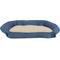 Show in main carousel: Carolina Pet GreenDog Checkered Wave Bolster Dog Bed, Wavy Blue, Large slide 1 of 9