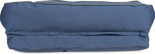 Show full view: Carolina Pet GreenDog Checkered Wave Bolster Dog Bed, Wavy Blue, Medium slide 4 of 9