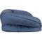 Show in main carousel: Carolina Pet GreenDog Checkered Wave Bolster Dog Bed, Wavy Blue, Medium slide 3 of 9