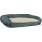 Show in main carousel: Carolina Pet GreenDog Checkered Wave Bolster Dog Bed, Wavy Green, Large slide 2 of 9