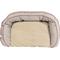 Show in main carousel: Carolina Pet GreenDog Checkered Wave Bolster Dog Bed, Wavy Tan, Large slide 5 of 9
