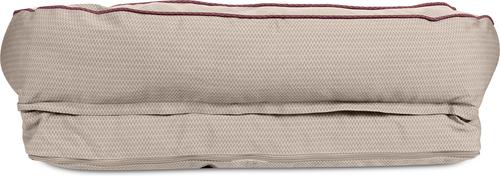 Show full view: Carolina Pet GreenDog Checkered Wave Bolster Dog Bed, Wavy Tan, Large slide 4 of 9