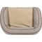 Show in main carousel: Carolina Pet GreenDog Checkered Wave Bolster Dog Bed, Wavy Tan, Small slide 5 of 9