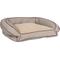 Show in main carousel: Carolina Pet GreenDog Checkered Wave Bolster Dog Bed, Wavy Tan, Small slide 2 of 9