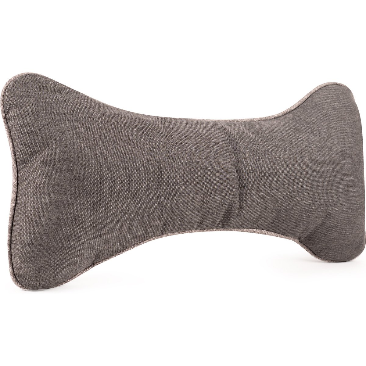 Carolina Pet GreenDog Luxe Neutral Bone Pillow Dog Bed, Dark Gray, Large/X-Large