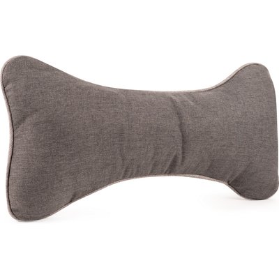 Carolina Pet Carolina Pet GreenDog Luxe Neutral Bone Pillow Dog Bed, Dark Gray, Large/X-Large