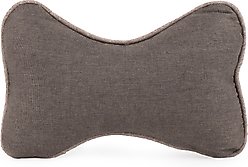 Carolina Pet GreenDog Luxe Neutral Bone Pillow Dog Bed, Dark Gray, Small/Medium