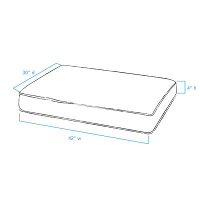 Show full view: Carolina Pet GreenDog Luxe Neutral Napper Dog Bed, Dark Gray, Large slide 7 of 8