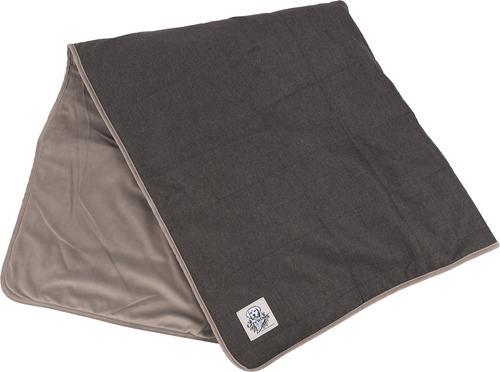 Show full view: Carolina Pet GreenDog Luxe Netural Dog Crate Blanket, Dark Gray, Large/X-Large slide 3 of 6