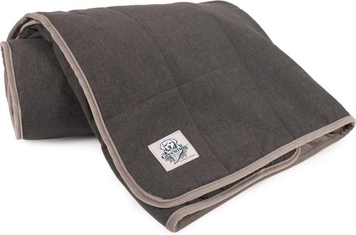Show full view: Carolina Pet GreenDog Luxe Netural Dog Crate Blanket, Dark Gray, Large/X-Large slide 2 of 6