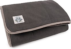 Carolina Pet GreenDog Luxe Netural Dog Crate Blanket, Dark Gray, Large/X-Large