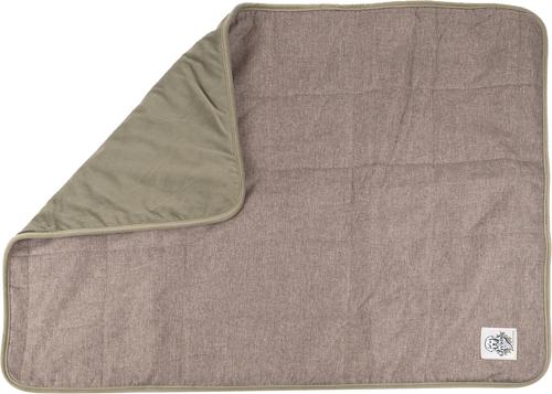 Show full view: Carolina Pet GreenDog Luxe Netural Dog Crate Blanket, Light Gray, Small/Medium slide 4 of 6