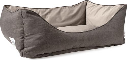 Show full view: Carolina Pet GreenDog Luxe Neutral Kuddler Dog Bed, Dark Gray, Large slide 2 of 8