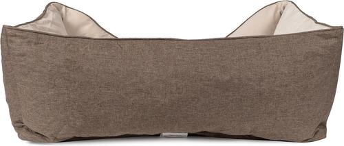 Show full view: Carolina Pet GreenDog Luxe Neutral Kuddler Dog Bed, Coffee, Large slide 4 of 8