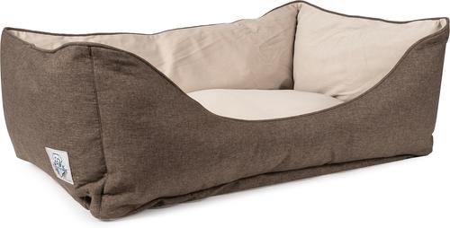 Show full view: Carolina Pet GreenDog Luxe Neutral Kuddler Dog Bed, Coffee, Large slide 2 of 8