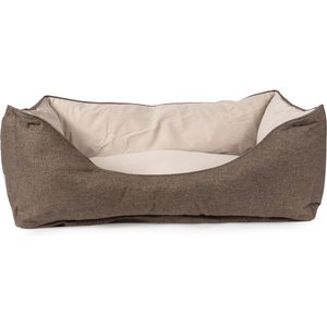 Carolina Pet GreenDog Luxe Neutral Kuddler Dog Bed, Coffee, Large