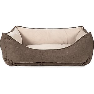 Carolina Pet GreenDog Luxe Neutral Kuddler Dog Bed, Coffee, Medium