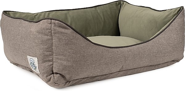 Show full view: Carolina Pet GreenDog Luxe Neutral Kuddler Dog Bed, Light Gray, Medium slide 2 of 9