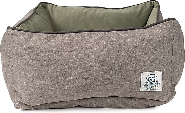 Show full view: Carolina Pet GreenDog Luxe Neutral Kuddler Dog Bed, Light Gray, Medium slide 3 of 9