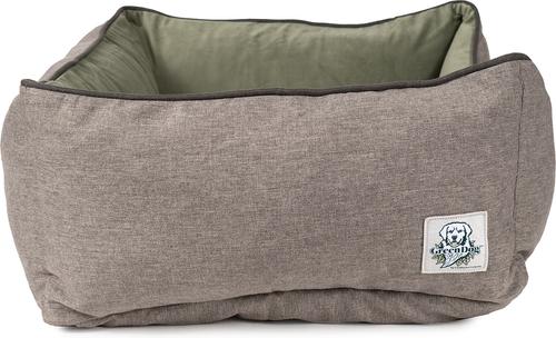 Show full view: Carolina Pet GreenDog Luxe Neutral Kuddler Dog Bed, Light Gray, Medium slide 4 of 10