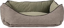 Carolina Pet GreenDog Luxe Neutral Kuddler Dog Bed, Light Gray, Medium
