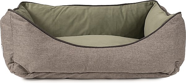 Show full view: Carolina Pet GreenDog Luxe Neutral Kuddler Dog Bed, Light Gray, Medium slide 1 of 9