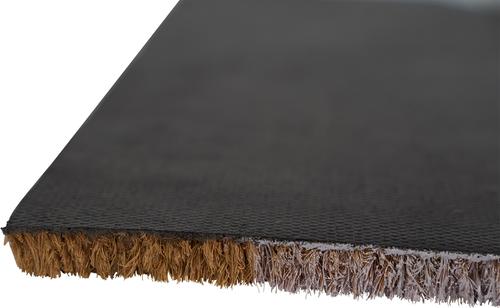 Show full view: Huntley Pet Dog Print Natural Coir Doormat, Anti-Slip Backing, Tan, 17 x 30-in slide 5 of 7