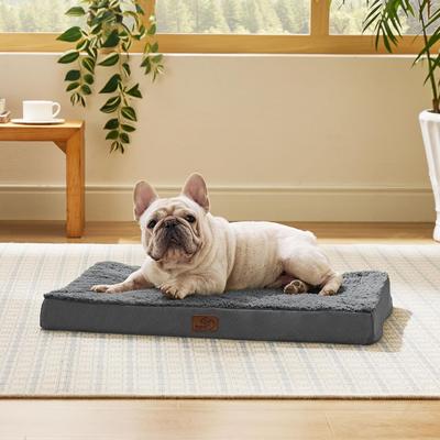 Show full view: Bedsure Orthopedic Waterproof Dog & Cat Bed, Dark Grey, Medium slide 2 of 8