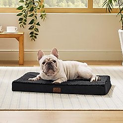 Bedsure Orthopedic Waterproof Dog Mat & Bed with Sherpa & Oxford Fabric Removable Cover, Black, Medium slide 2 of 6
