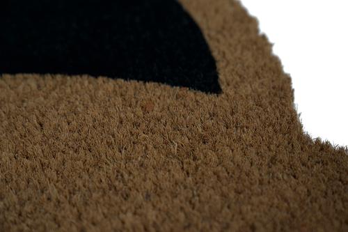 Show full view: Huntley Pet Cat Print Natural Coir Doormat, Anti-Slip Backing, Tan, 17 x 30-in slide 4 of 7