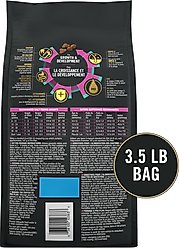 Purina Pro Plan Kitten Sensitive Skin & Stomach Salmon & Rice Formula Dry Cat Food, 3.5-lb bag slide 2 of 9