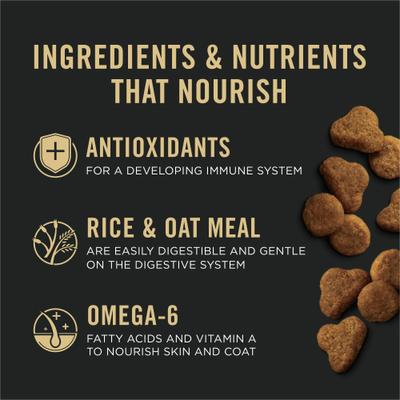 Show full view: Purina Pro Plan Kitten Sensitive Skin & Stomach Salmon & Rice Formula Dry Cat Food, 7-lb bag slide 4 of 13