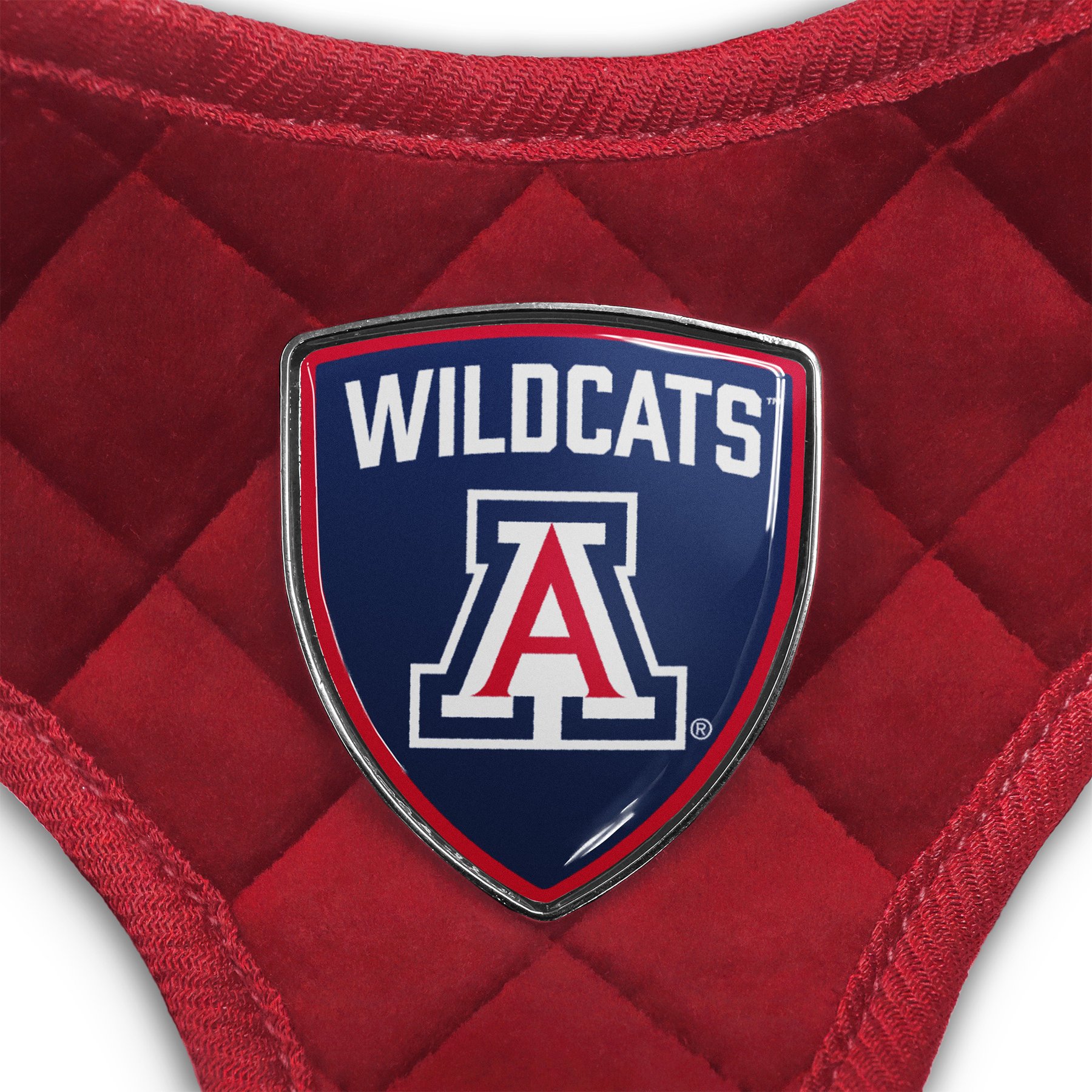 Littlearth NCAA Velvet Dog Harness, Arizona Wildcats, X-Small