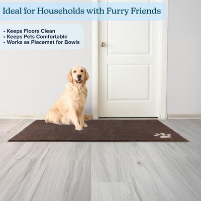 Show full view: Pet Adobe Dog Door Mat for Muddy Paws, 60 x 36-in, Brown, X-Large slide 4 of 7