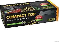 Exo Terra Compact Top Mini Terrarium Canopy Reptile Light Fixture