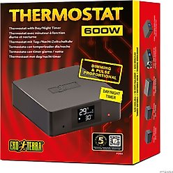 Exo Terra Reptile Thermostat with Timer, 600-watt