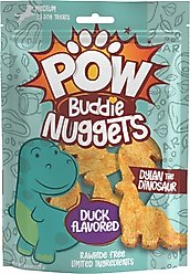 Fieldcrest Farms Pow Buddie Nuggets Dino Duck Flavor Dog Treats, 13 count