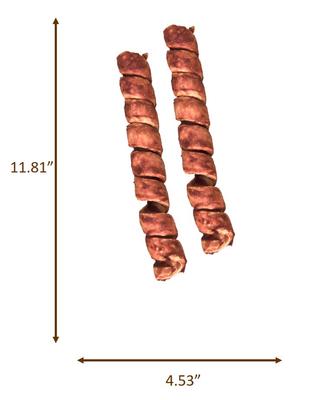 Show full view: Fieldcrest Farms Nothin' To Hide Spirals 8-inch Bully Dog Chews, 2 count slide 5 of 5