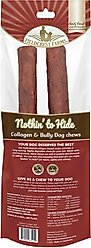 Fieldcrest Farms Nothin' To Hide Large Roll 10-inch Bully Flavor Dog Chews, 2 count slide 2 of 3