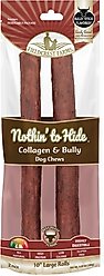 Fieldcrest Farms Nothin' To Hide Large Roll 10-inch Bully Flavor Dog Chews, 2 count