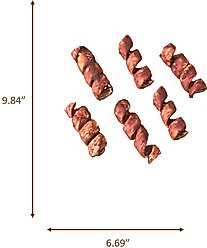 Fieldcrest Farms Nothin' To Hide Spirals 3-inch Bully Dog Chews, 6 count slide 2 of 4