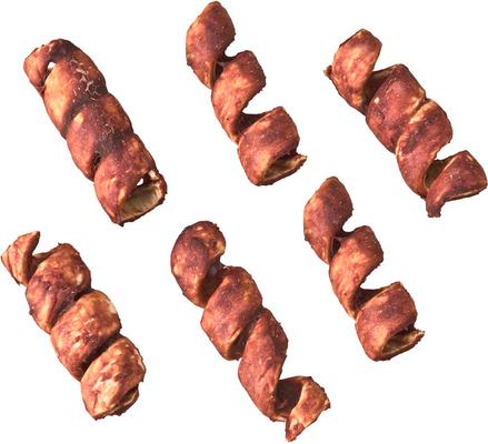 Show full view: Fieldcrest Farms Nothin' To Hide Spirals 3-inch Bully Dog Chews, 6 count slide 4 of 5