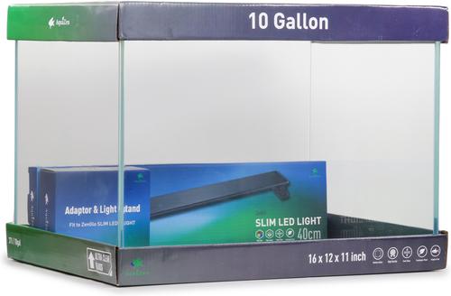 Show full view: AquaZen Rimless Desktop Aquarium Kit, 10-gal slide 2 of 4