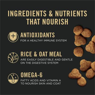 Show full view: Purina Pro Plan Adult Sensitive Skin & Stomach Salmon & Rice Formula Dry Cat Food, 3.5-lb bag slide 4 of 13