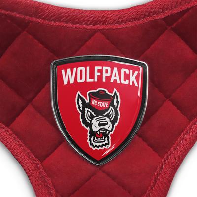 Show full view: Littlearth NCAA Velvet Pet Harness, North Carolina State Wolfpack, Medium slide 2 of 6